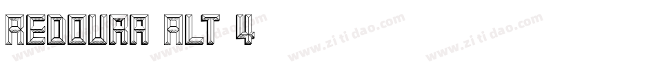 Redoura Alt 4字体转换